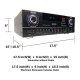 AM-420 900W HD ECHO TECHNOLOGY Karaoke Mixing Amplifier, Built-in Bluetooth, USB/SD Playback, Feedback Eliminator