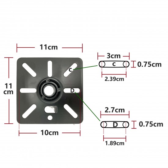 HL-605 Speaker Wall/Ceiling Mounts