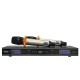 UWM-8100 Dual Channel UHF Intelligent Wireless Microphone System (SILVER)