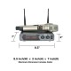 UWM-N1 Dual Channel UHF Wireless Microphone System