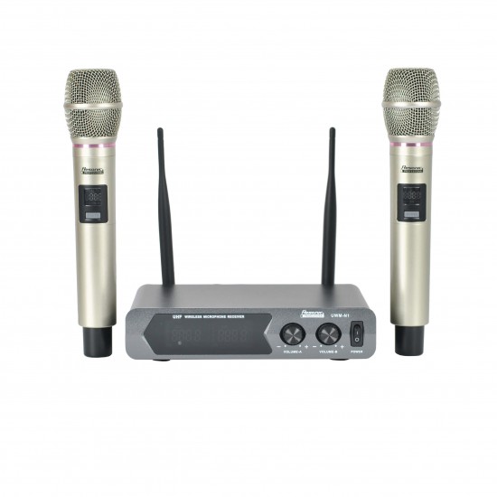 UWM-N1 Dual Channel UHF Wireless Microphone System